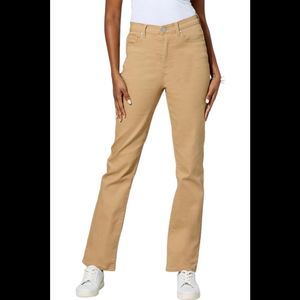 DG2 by Diane Gilman Virtual Stretch Denim Straight-Leg Jean Sand - Regular